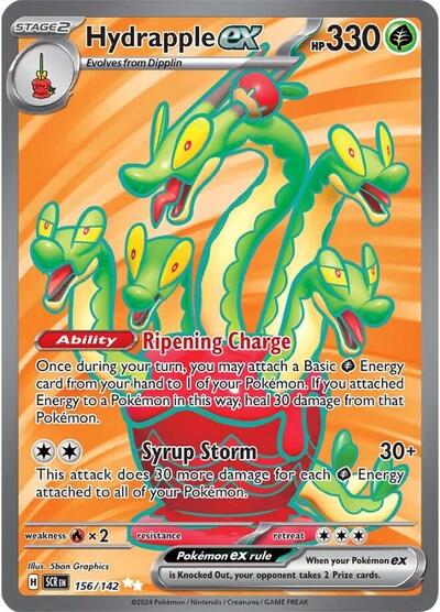 Hydrapple ex #156/142 (Holofoil) - Stellar Crown