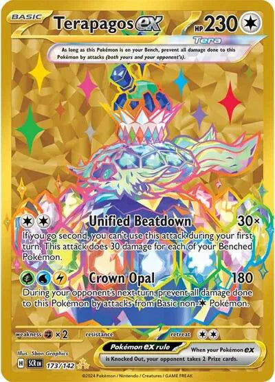 Terapagos ex #173/142 (Holofoil) - Stellar Crown