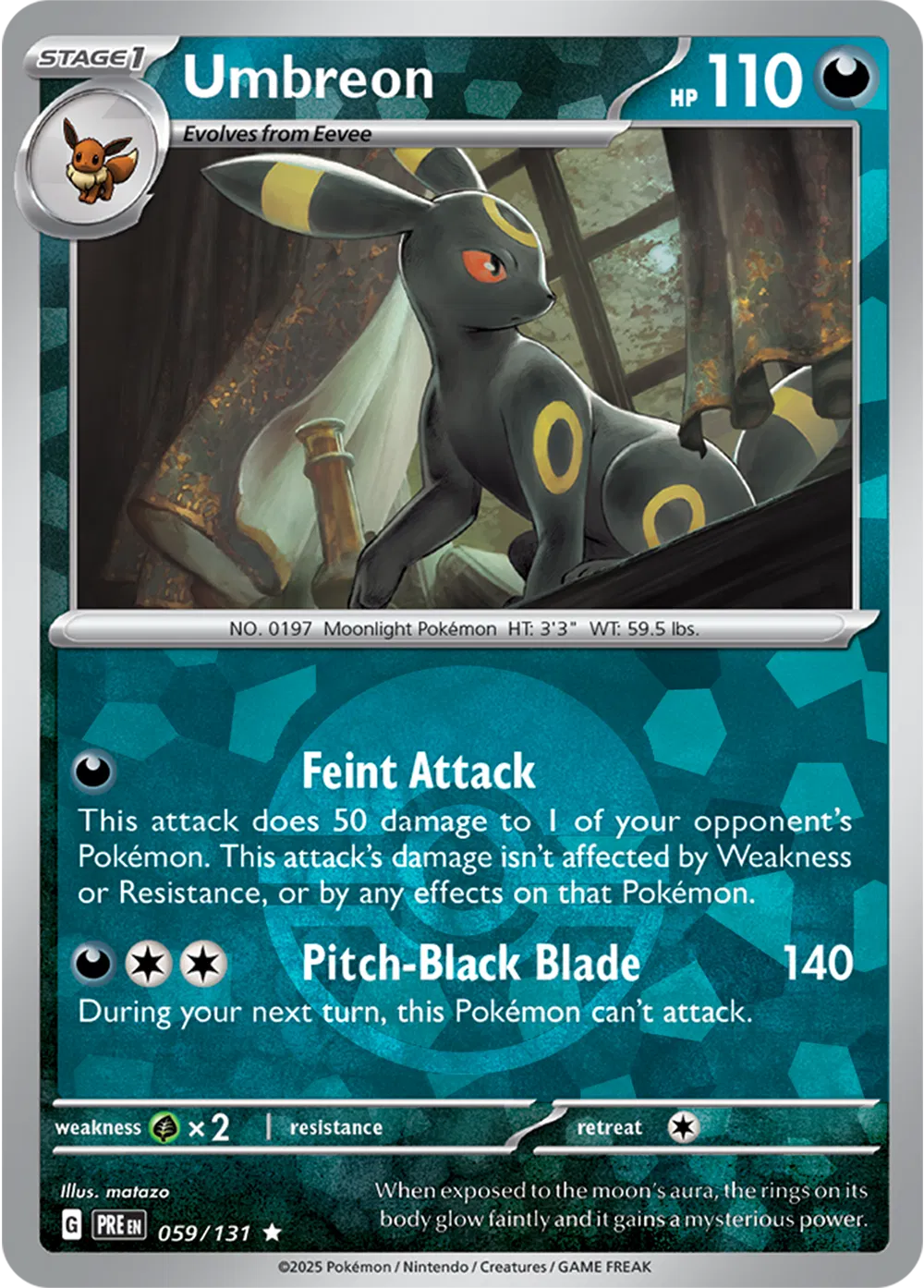 Umbreon (Poke Ball Pattern) #059/131 (Holofoil) - Prismatic Evolutions