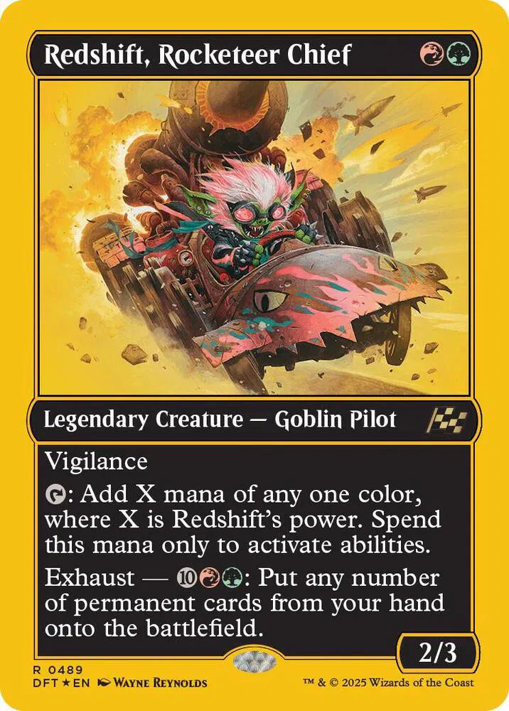 Redshift, Rocketeer Chief (First-Place Foil)