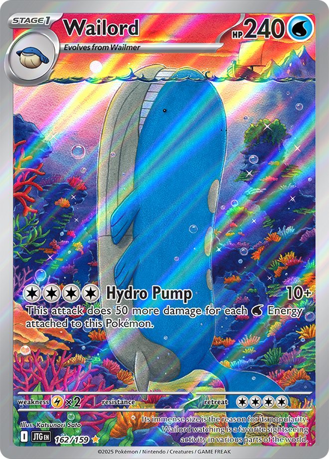 Wailord #162/159 (Holofoil) - Journey Together