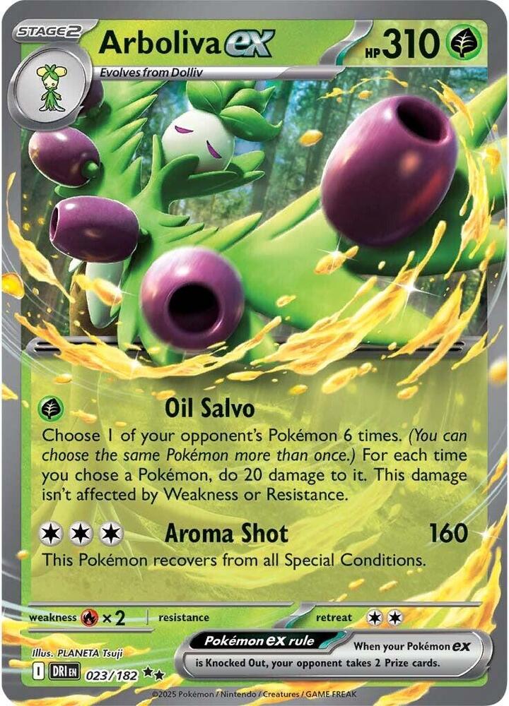 Arboliva ex #023/182 (Holofoil) - Destined Rivals