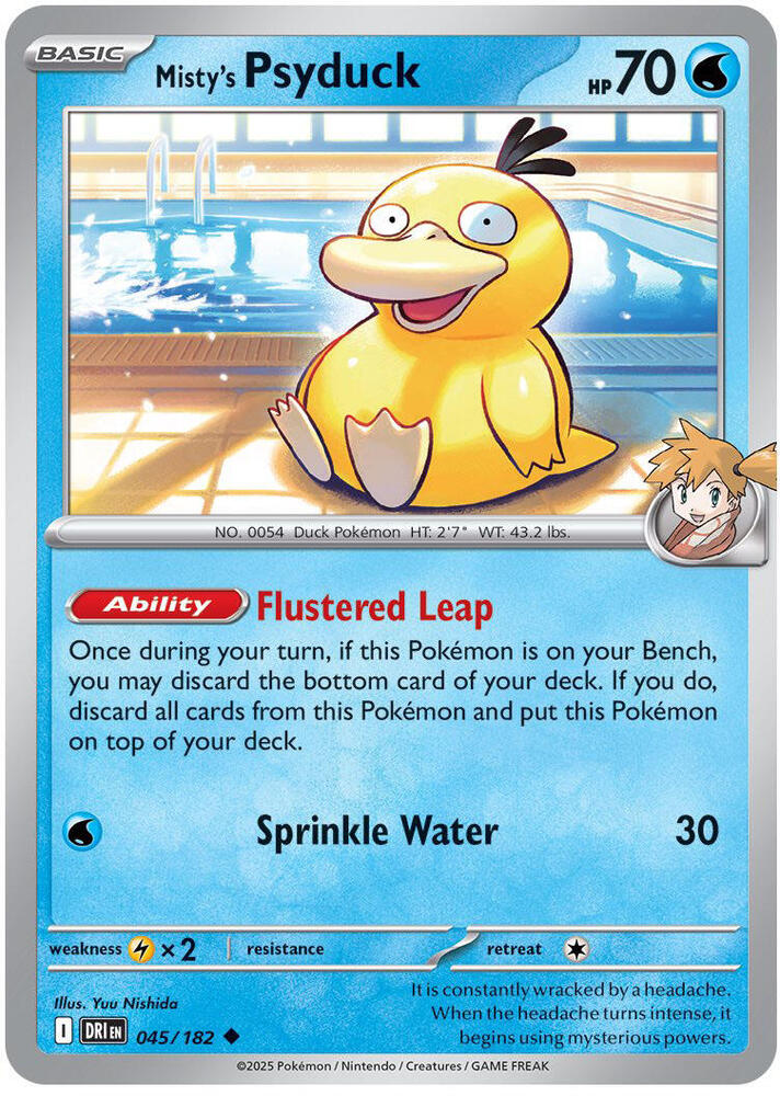 Misty's Psyduck #045/182 (Normal) - Destined Rivals