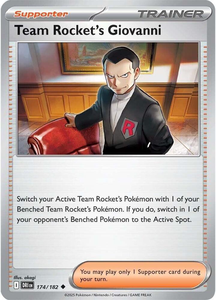 Team Rocket's Giovanni #174/182 (Normal) - Destined Rivals