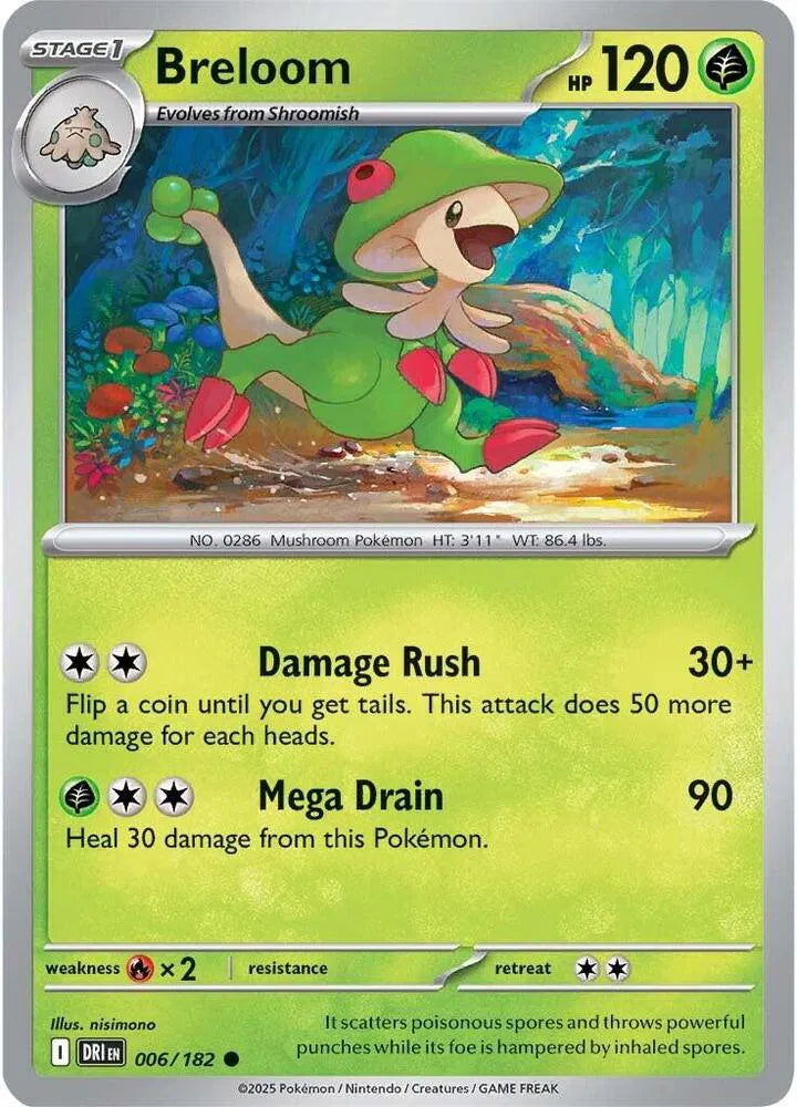 Breloom #006/182 (Normal) - Destined Rivals