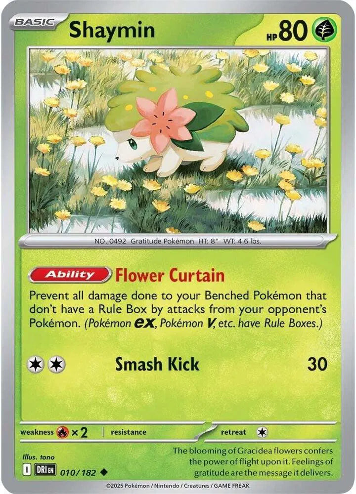 Shaymin #010/182 (Normal) - Destined Rivals