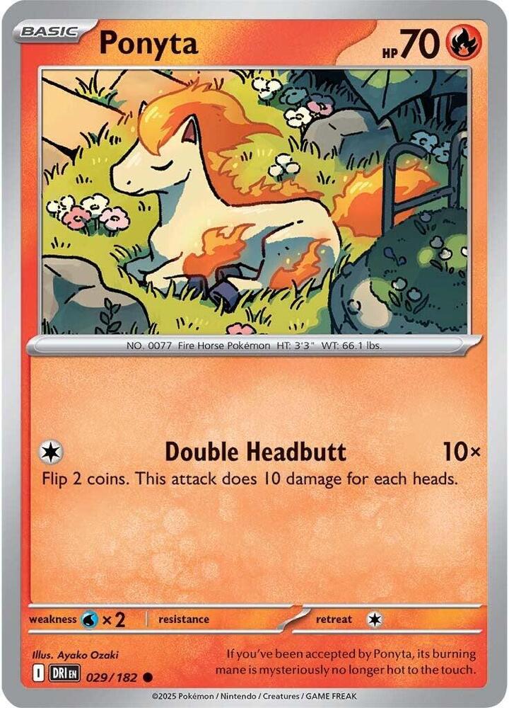 Ponyta #029/182 (Normal) - Destined Rivals