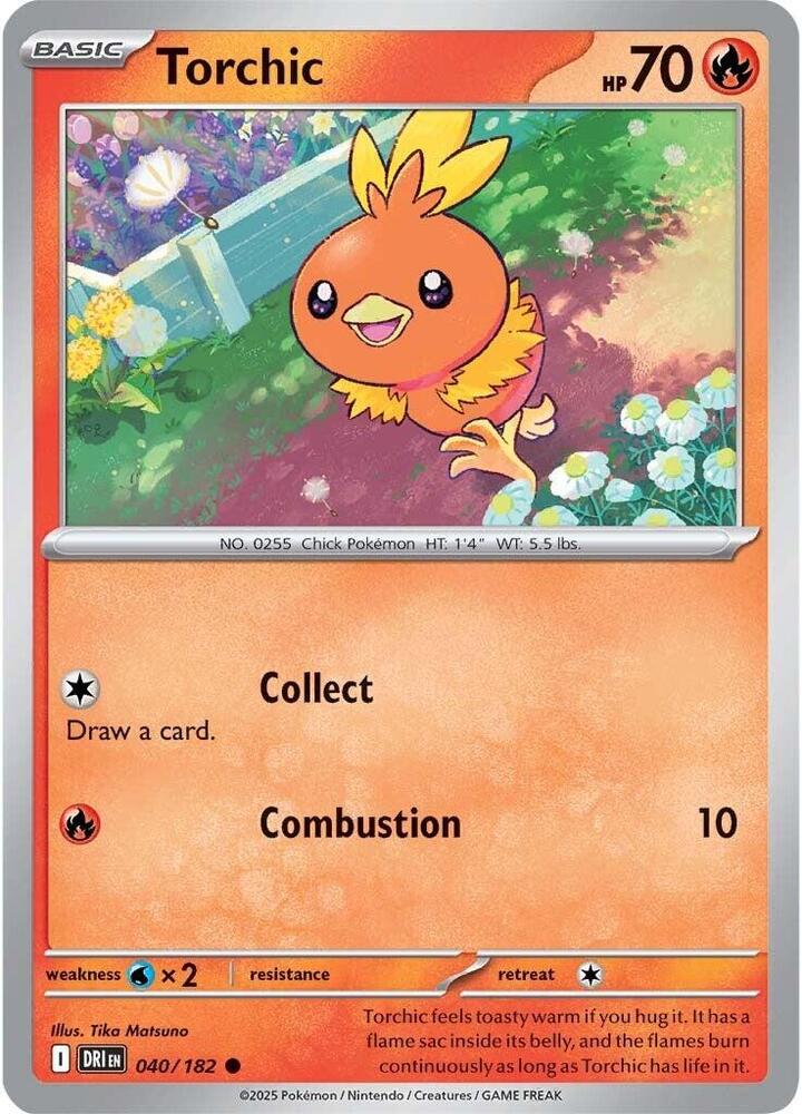 Torchic #040/182 (Normal) - Destined Rivals