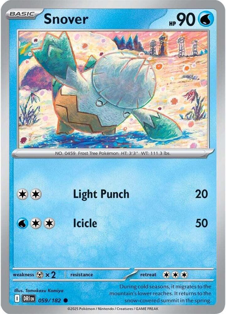 Snover #059/182 (Reverse Holofoil) - Destined Rivals