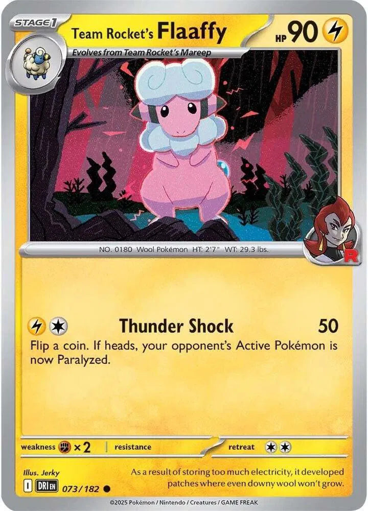 Team Rocket's Flaaffy #073/182 (Normal) - Destined Rivals