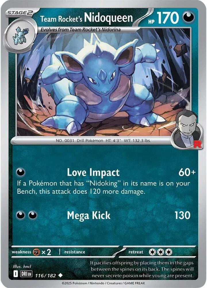 Team Rocket's Nidoqueen #116/182 (Normal) - Destined Rivals