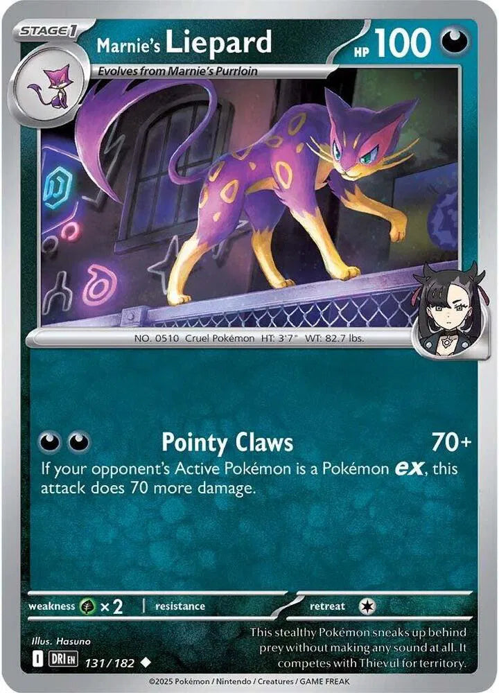 Marnie's Liepard #131/182 (Normal) - Destined Rivals