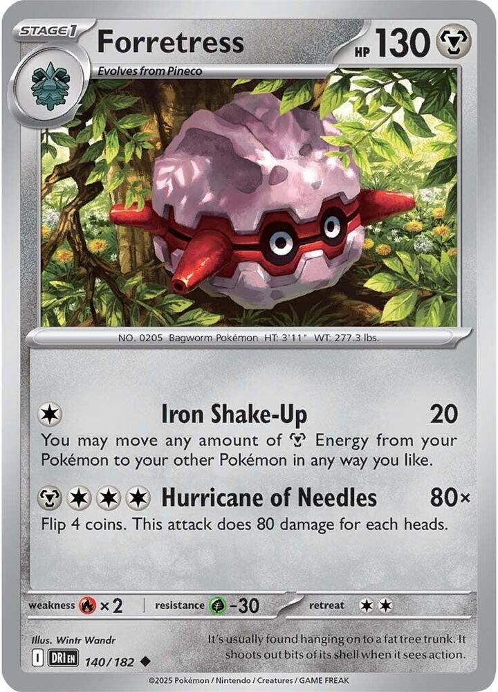 Forretress #140/182 (Normal) - Destined Rivals