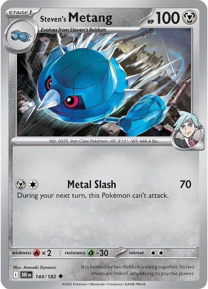 Steven's Metang #144/182 (Normal) - Destined Rivals