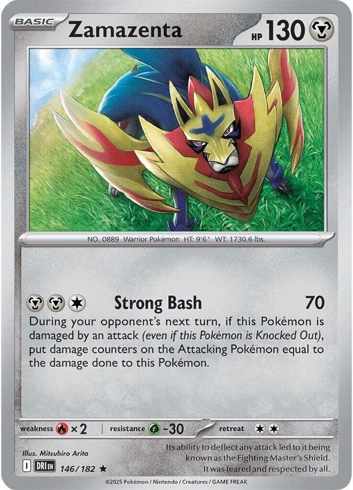 Zamazenta #146/182 (Reverse Holofoil) - Destined Rivals