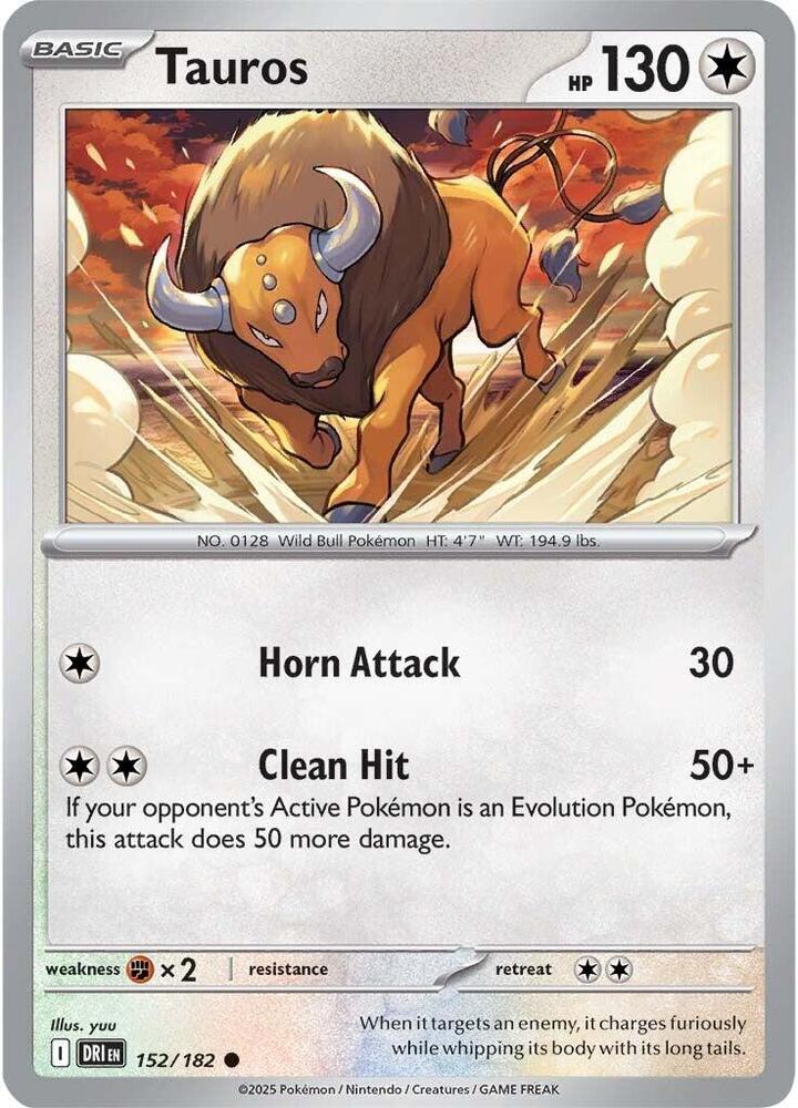 Tauros #152/182 (Normal) - Destined Rivals