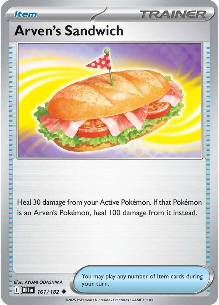 Arven's Sandwich #161/182 (Normal) - Destined Rivals