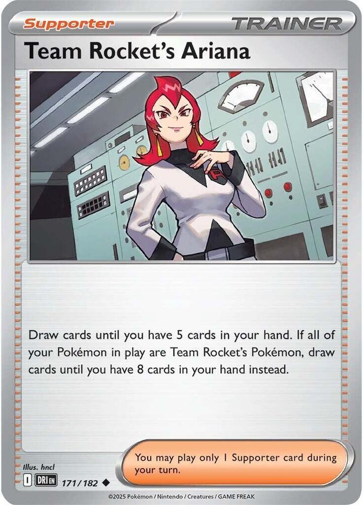 Team Rocket's Ariana #171/182 (Normal) - Destined Rivals
