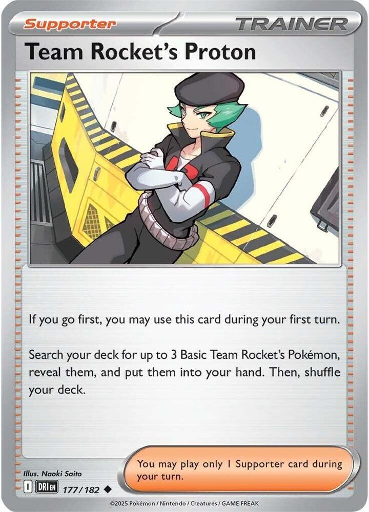 Team Rocket's Proton #177/182 (Normal) - Destined Rivals