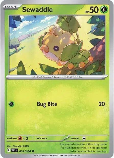 Sewaddle #001/086 (Normal) - White Flare