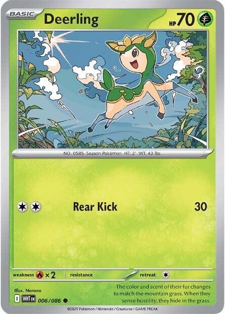 Deerling #006/086 (Normal) - White Flare