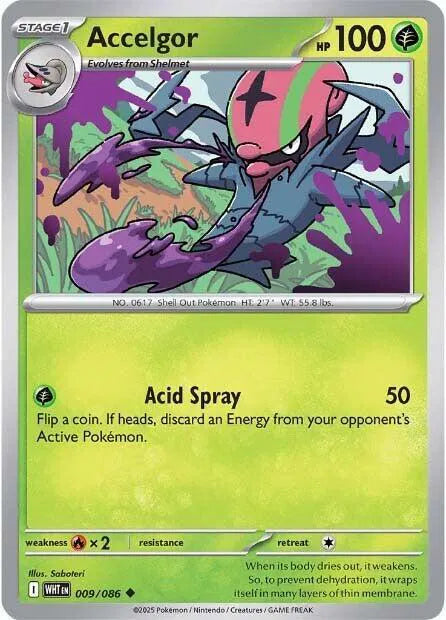 Accelgor #009/086 (Normal) - White Flare