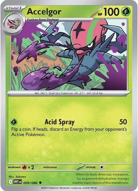 Accelgor #009/086 (Normal) - White Flare