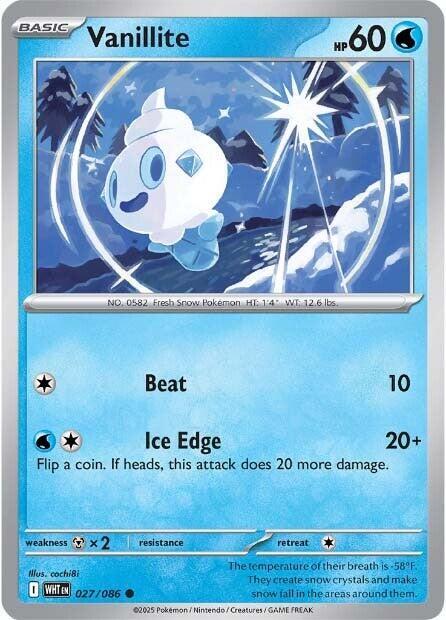 Vanillite #027/086 (Normal) - White Flare