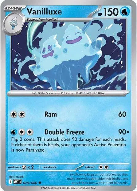 Vanilluxe #029/086 (Normal) - White Flare