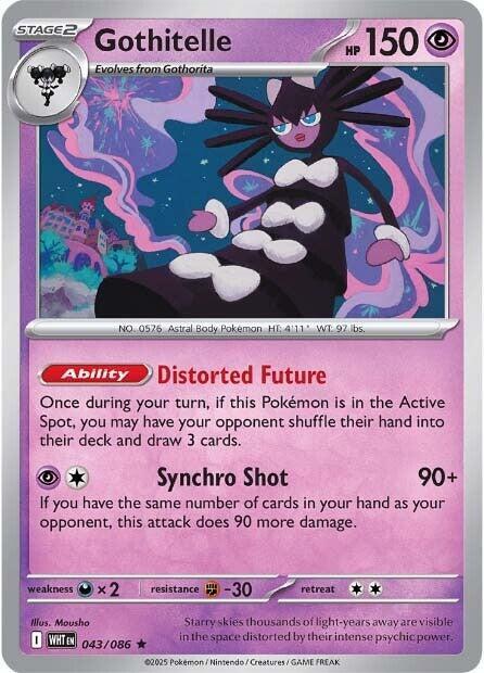 Gothitelle #043/086 (Holofoil) - White Flare