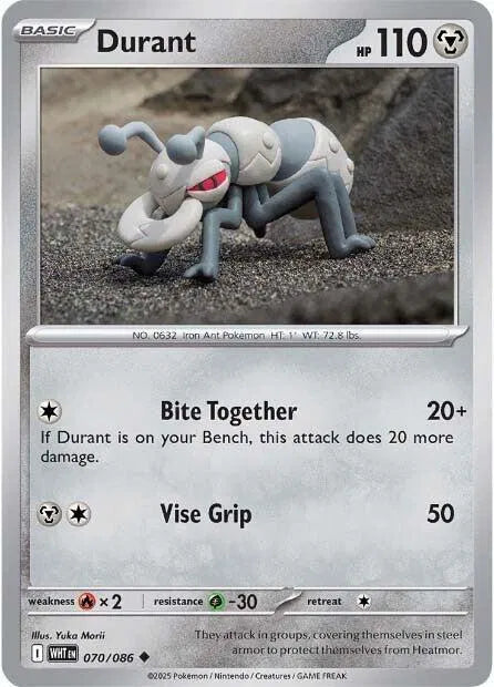 Durant #070/086 (Normal) - White Flare