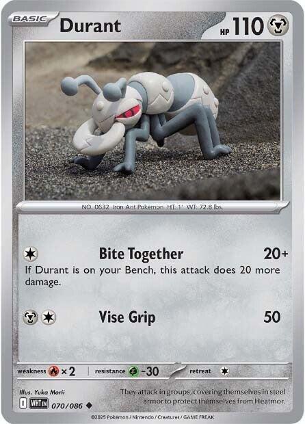 Durant #070/086 (Normal) - White Flare