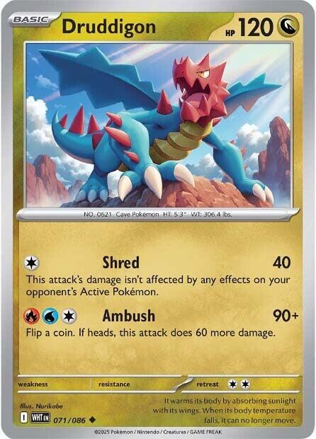 Druddigon #071/086 (Normal) - White Flare