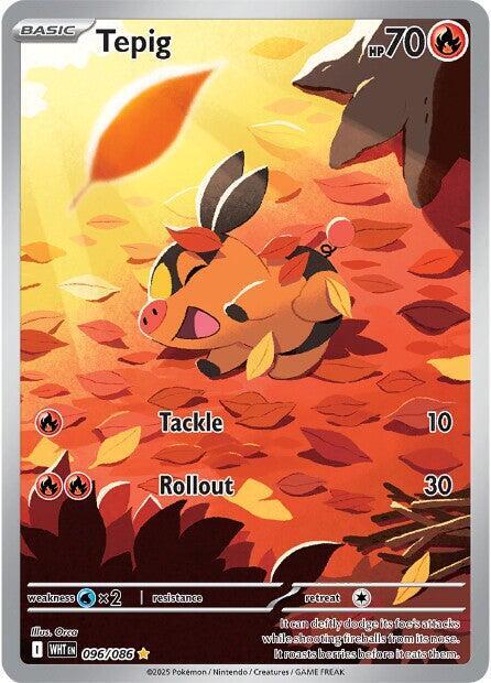 Tepig #096/086 (Holofoil) - White Flare