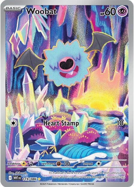 Woobat #119/086 (Holofoil) - White Flare