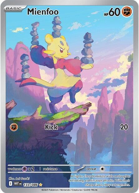 Mienfoo #133/086 (Holofoil) - White Flare