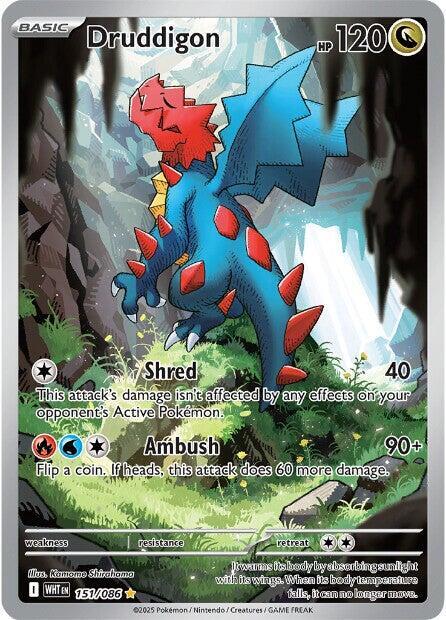 Druddigon #151/086 (Holofoil) - White Flare