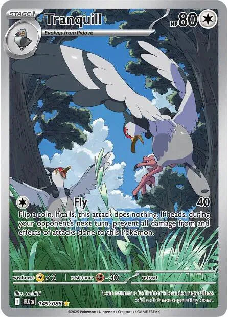 Tranquill #149/086 (Holofoil) - Black Bolt