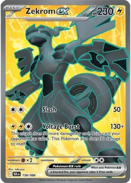 Zekrom ex #158/086 (Holofoil) - Black Bolt